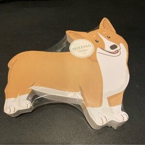 Corgi-shaped notepad - NWOT